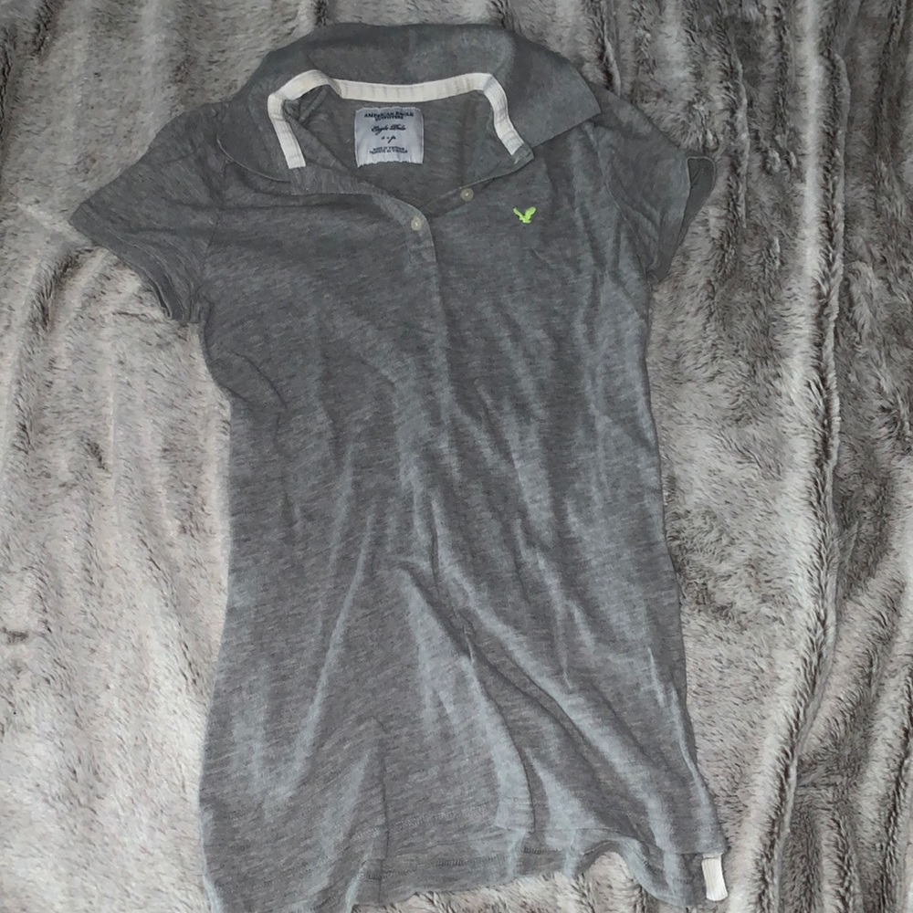 american eagle collard tee